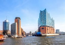 Hamburg Hambug, Elbphilharmonie, Speicherstadt
