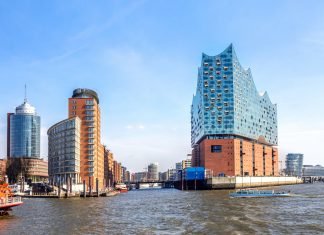 Hamburg Hambug, Elbphilharmonie, Speicherstadt
