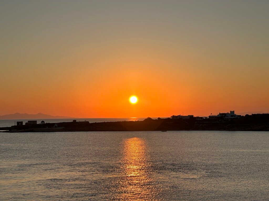 Sonnenuntergang über Paros