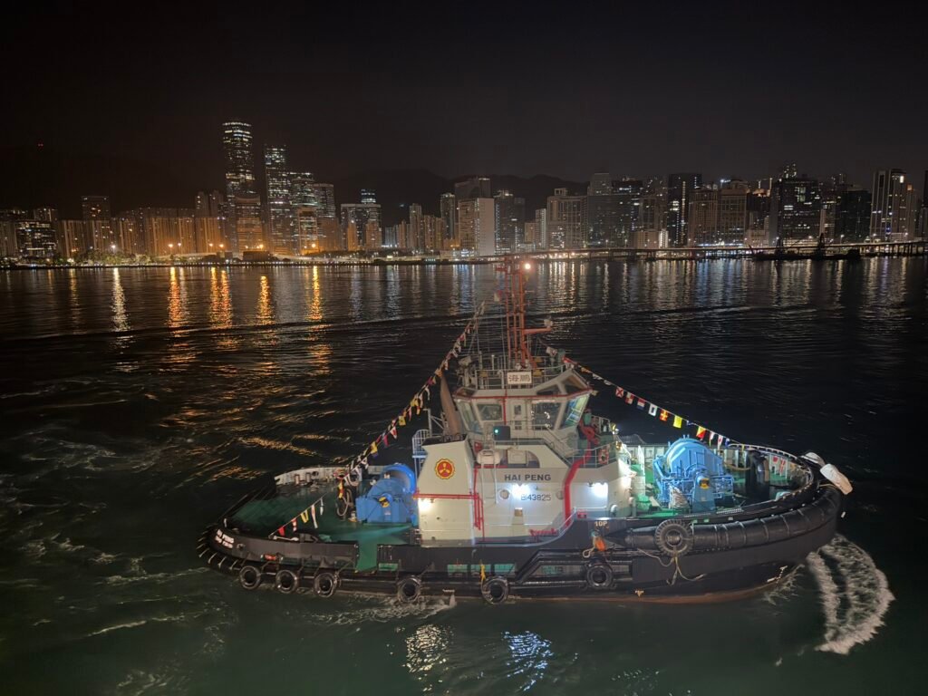 Einfahrt in Hongkong