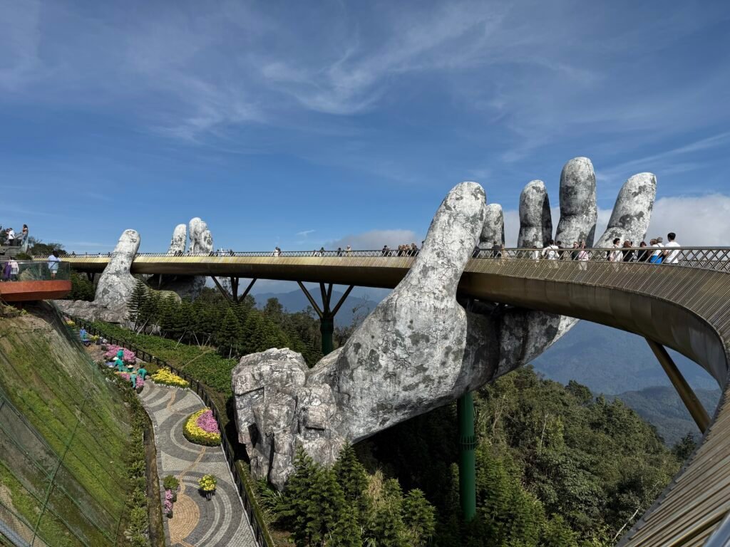 Golden Bridge in Ba Na Hills - Vietnam