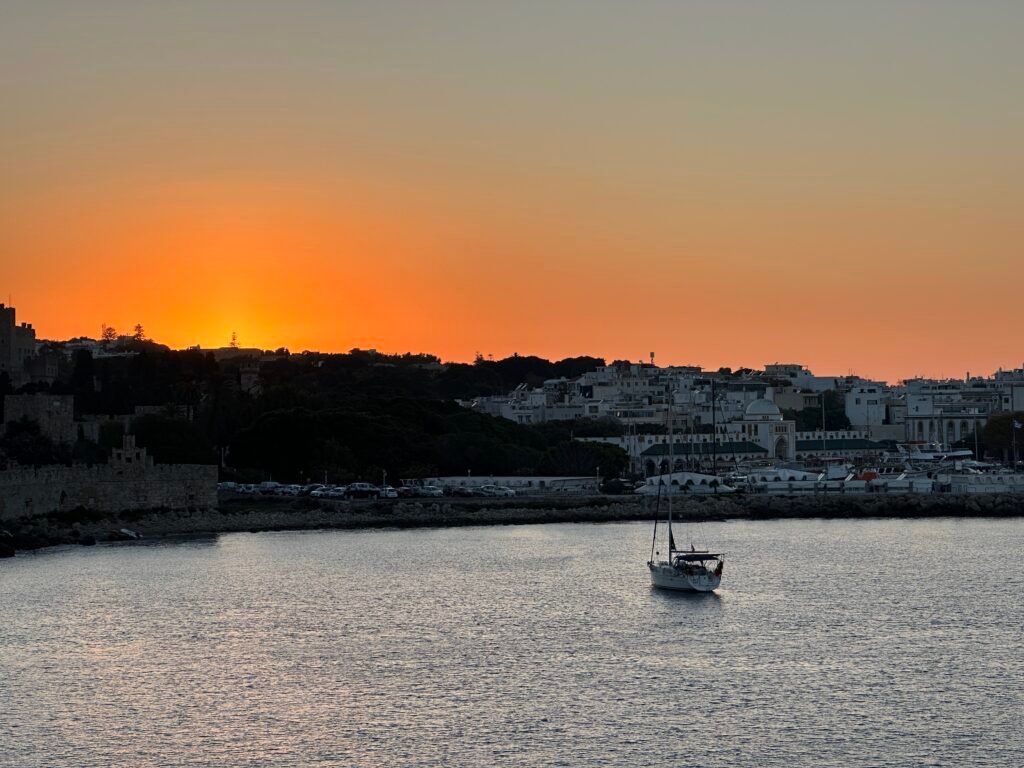 Ausfahrt aus Rhodos