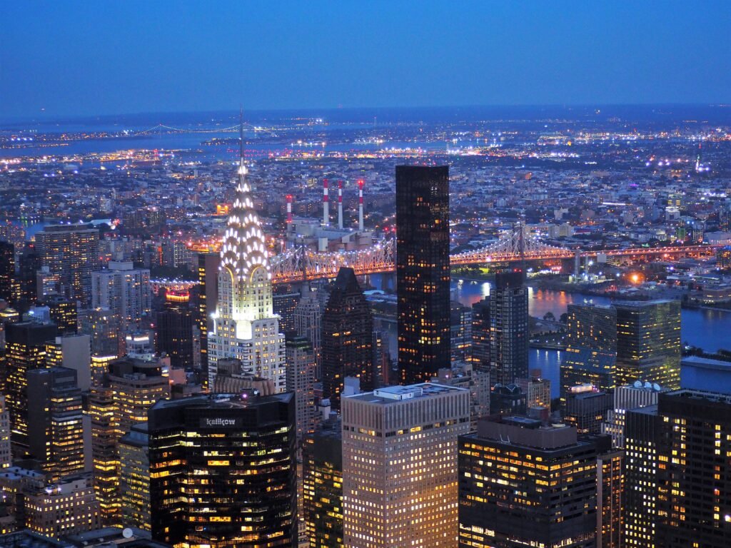 Skyline New York Abendstimmung